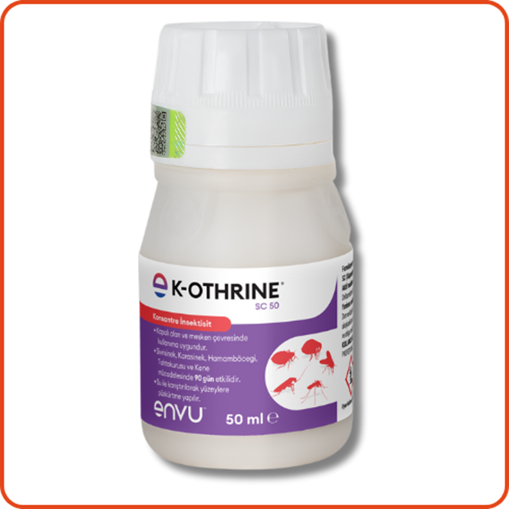 ENVU K-OTHRİNESC 50 - 50 ML VE 500 ML TAHTAKURUSU VE GENEL HAŞERE İLAÇI